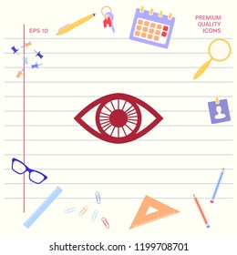 Eye symbol icon