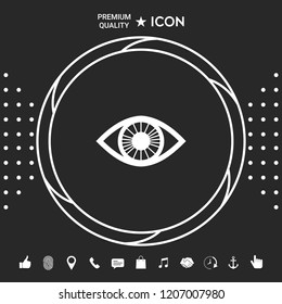 Eye symbol icon