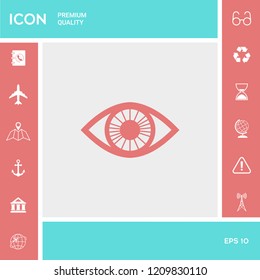 Eye symbol icon
