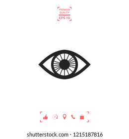 Eye symbol icon