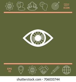 Eye symbol icon