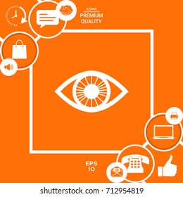 Eye symbol icon