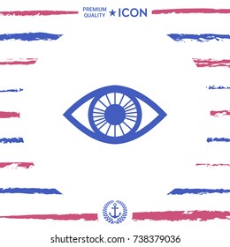 Eye symbol icon