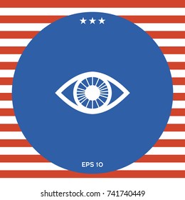 Eye symbol icon