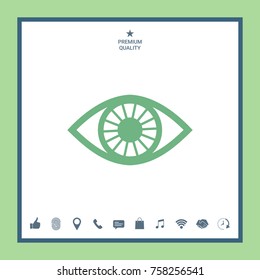 Eye symbol icon