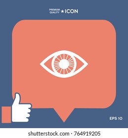 Eye symbol icon