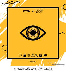 Eye symbol icon