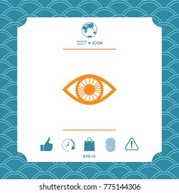 Eye symbol icon