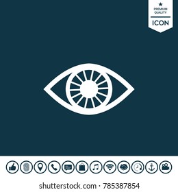 Eye symbol icon