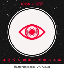 Eye symbol icon