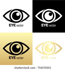 eye symbol icon set