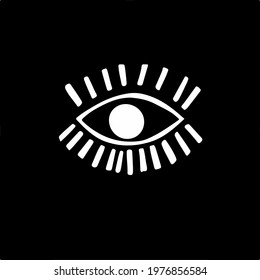 Eye Symbol. Icon Vector Illustration.