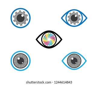 Eye symbol illustration design