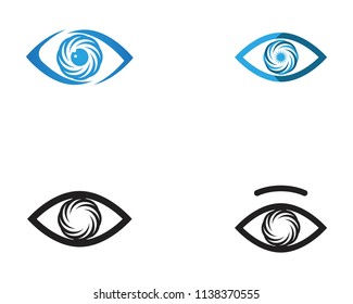 Eye symbol illustration design vector