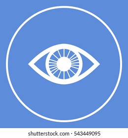 Eye symbol with iris