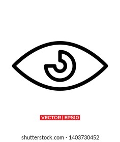 Eye Symbol Logo Icon Vector
