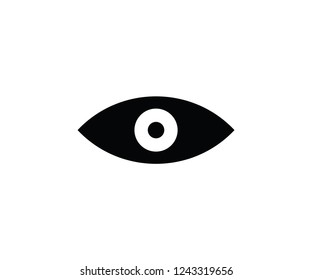Eye symbol sight icon design