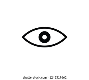 Eye symbol sight icon design