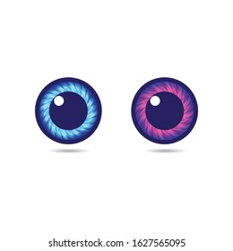 Eye symbol vector icon illustration design