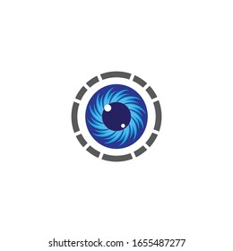 Eye symbol vector icon illustration design