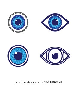 Eye symbol vector icon illustration design