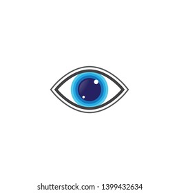 Eye symbol vector illustration design