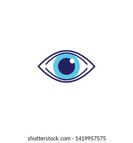 Eye symbol vector illustration design