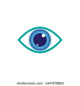 Eye symbol vector illustration design