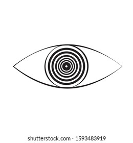 Eye symbol vector illustration design