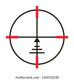 Eye target vector icon.Black vector icon isolated on white background eye target.