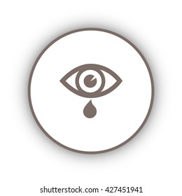 eye with a tear