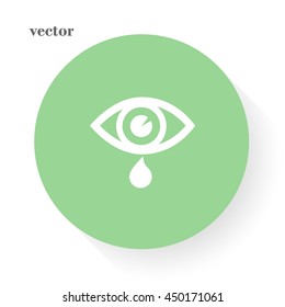 eye with a tear