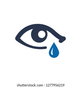 Eye Tear Icon - Vector