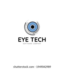 Eye Tech Logo Design Illustration