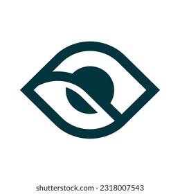 Eye tech logo design , eye symbol icon , software logo ,Vector illustration. Digital eye creative symbol concept. Cyber ​​vision, circuit board abstract business logo