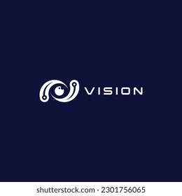 eye tech logo security symbol