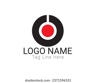 Eye Technology Dot Shape Logo Design Vector
