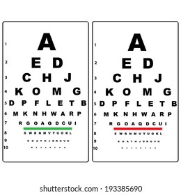 Eye Test Chart Images, Stock Photos & Vectors | Shutterstock