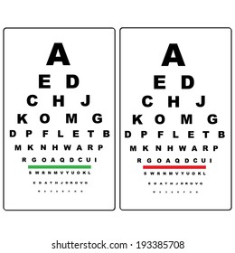 eye test chart 