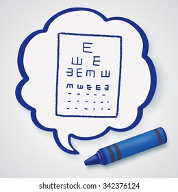 eye test doodle