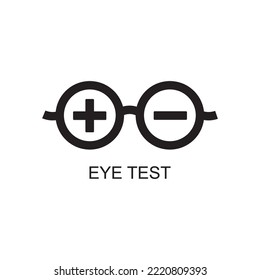 Eye Test Icon , Ophthalmology Icon Vector