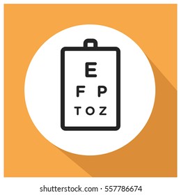 Eye Test Vector Icon