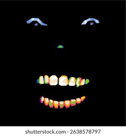 eye and tooth memes in wpap art