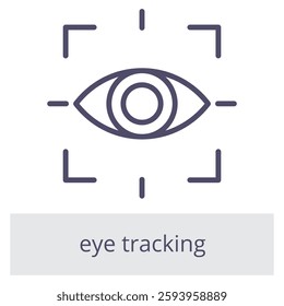 Eye Tracking Element For Design Graphic