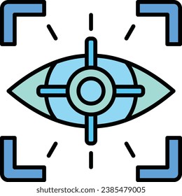 Eye Tracking vector icon. Can be used for printing, mobile and web applications.