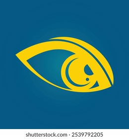 Eye trendy artwork pretty abstract vector illustration colorful practical design.eps