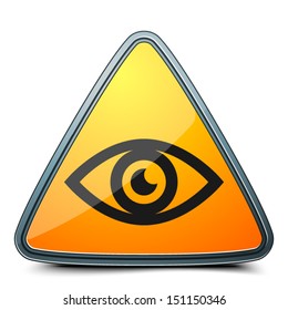 Eye in triangle