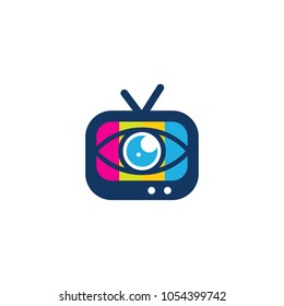 Eye Tv Logo Icon Design