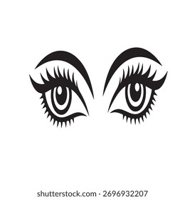 Ilustración de icono de Arte vectorial de ojo