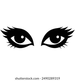 Eye vector art illustration design